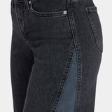 Teresa Wide Leg Jeans In Petite - Street Shade
