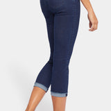 Chloe Capri Jeans In Petite - Mystique
