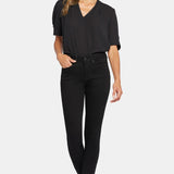Ami Skinny Jeans In Petite - Black