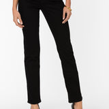 Marilyn Straight Jeans In Petite - Black