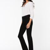Marilyn Straight Jeans In Petite - Black