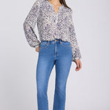 Billie Mini Bootcut Ankle Jeans In Petite - Blue Paradise