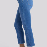 Marilyn Straight Ankle Jeans In Petite - Blue Paradise