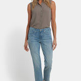 Sheri Slim Ankle Jeans In Petite - Light Paradise
