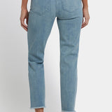 Sheri Slim Ankle Jeans In Petite - Light Paradise