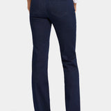 Marilyn Straight Jeans In Petite - Rinse