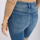 Briella 10 Inch Denim Shorts In Petite - Breezy Palms