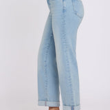 Bailey Relaxed Straight Crop Jeans In Petite - Keys View