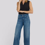 Teresa Wide Leg Jeans In Petite - Breezy Palms