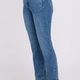 Sheri Slim Straight Ankle Jeans In Petite - Breezy Palms