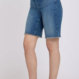 Boyfriend Denim Shorts In Petite - Breezy Palms