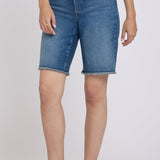 Boyfriend Denim Shorts In Petite - Breezy Palms