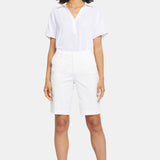 Bermuda Shorts In Petite - Optic White