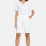 Bermuda Shorts In Petite - Optic White