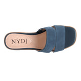 Raizy Wedge Sandals - Navy