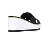 Raizy Wedge Sandals - Black