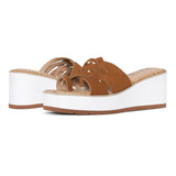 Reesie Wedge Sandals - Cognac