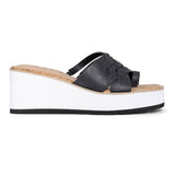 Reesie Wedge Sandals - Black
