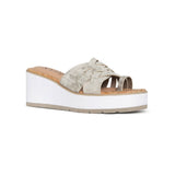 Reesie Wedge Sandals - Pewter