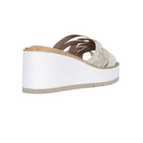 Reesie Wedge Sandals - Pewter
