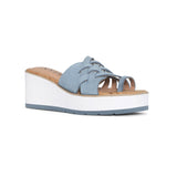 Reesie Wedge Sandals - Blue Sky
