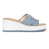Reesie Wedge Sandals - Blue Sky