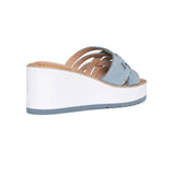 Reesie Wedge Sandals - Blue Sky