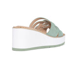 Reesie Wedge Sandals - Jade