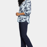 Pintuck Blouse - Rosemary Petals