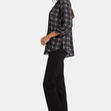 Pintuck Blouse - Lattice Dots