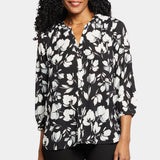 Pintuck Blouse - Bellefontaine