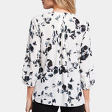Pintuck Blouse - Lotus Leaf