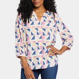 Pintuck Blouse - Marquette