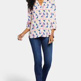 Pintuck Blouse - Marquette