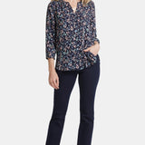 Pintuck Blouse - Bluebonnet Trail