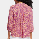 Pintuck Blouse - Claudia
