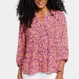 Pintuck Blouse - Claudia