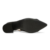 Sanya Slingback Heels - Black