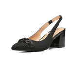 Sanya Slingback Heels - Black