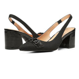 Sanya Slingback Heels - Black