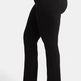 Marilyn Straight Pants In Plus Size - Black