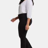 Marilyn Straight Pants In Plus Size - Black