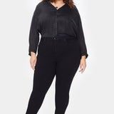 Ami Skinny Jeans In Plus Size - Black
