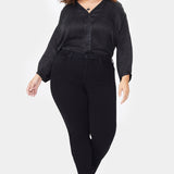 Ami Skinny Jeans In Plus Size - Black