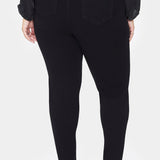 Ami Skinny Jeans In Plus Size - Black