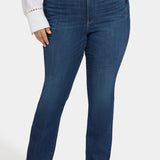 Billie Mini Bootcut Jeans In Plus Size - Vintage Lapis