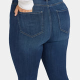 Billie Mini Bootcut Jeans In Plus Size - Vintage Lapis
