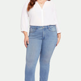 Marilyn Straight Ankle Jeans In Plus Size - Lovesick
