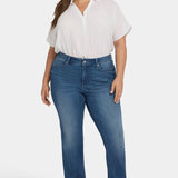 Marilyn Straight Jeans In Plus Size - Cool Marine