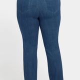 Marilyn Straight Jeans In Plus Size - Cool Marine